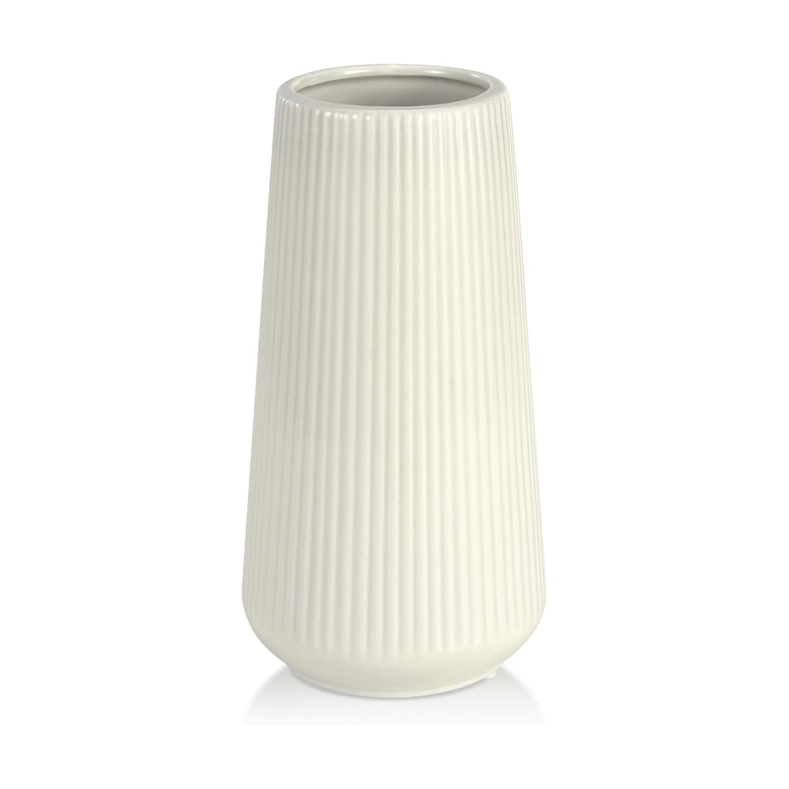 Beige Ceramic Vase / Small Beige