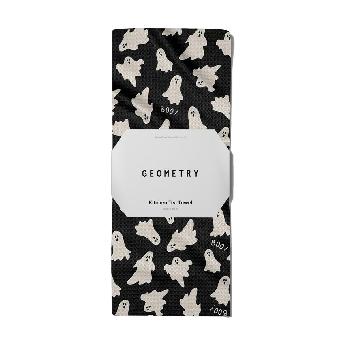 GEOMETRY Kitchen Towels - Quick Dry Microfiber Cloth Dish Towels for Kitchen Drying - Premium Quick Dry Towel - Boo, 18" x 30" - 1 Piece