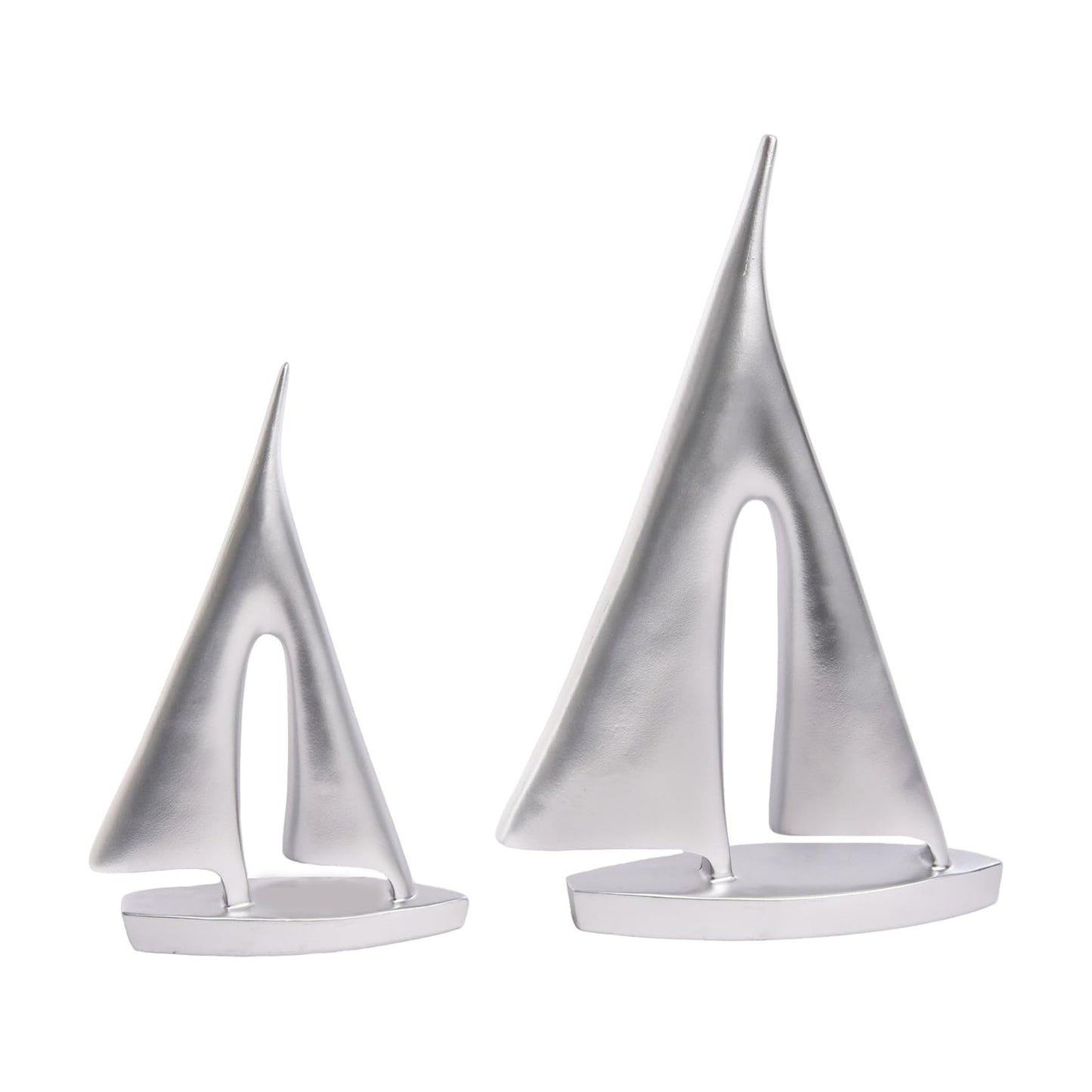 Boat Decorations Statue Decor / Silver