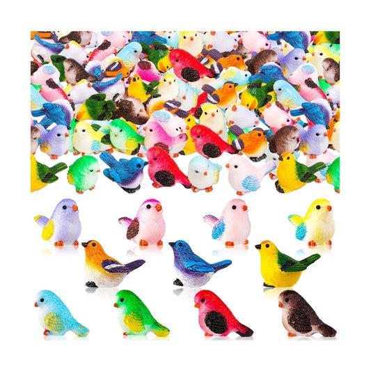 Miniature Bird Decorative Figurines / Minibird / Set of 36