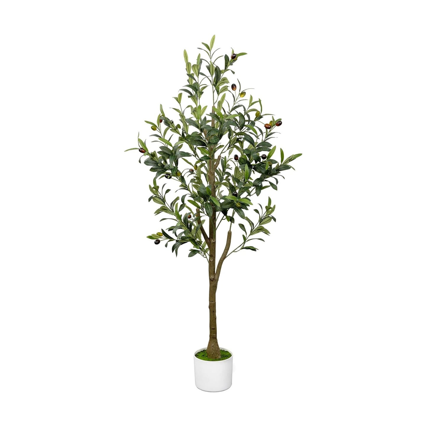 4FT Artificial Olive Tree Indoor Tall Faux with Planter