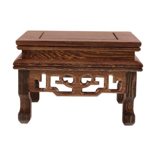 Wenge Wood Pedestal Stand for Decor