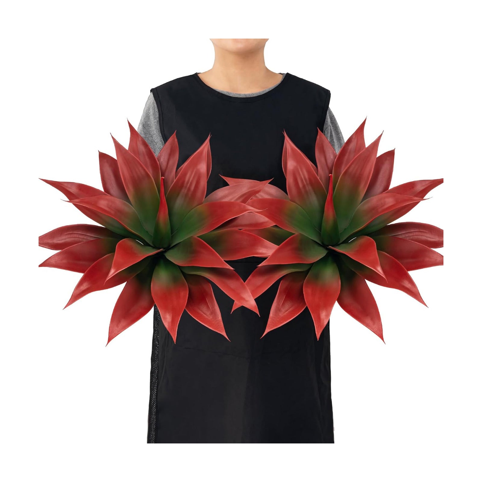 Artificial Agave Plants / Wine Red