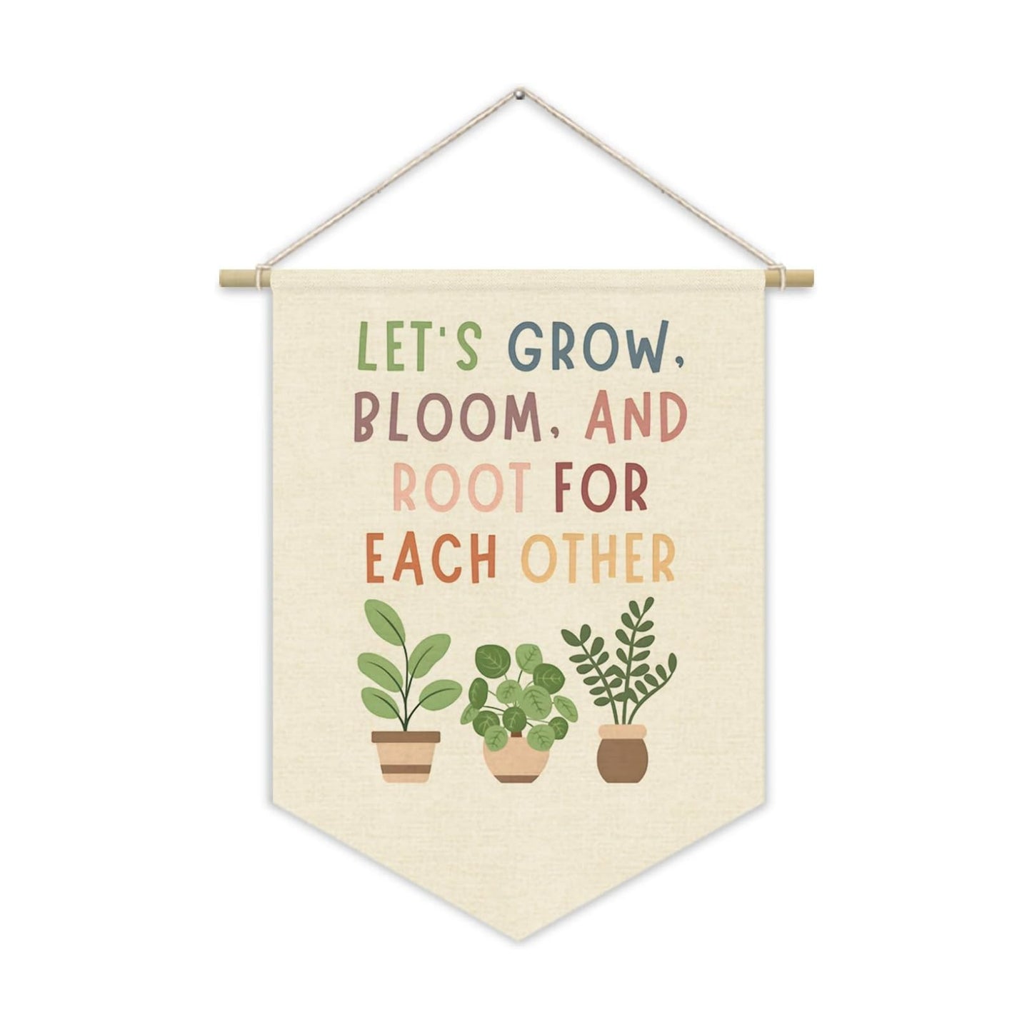 Greenery Plant Classroom Lets / Lets Grow Bloom and Root for Each Other / Green