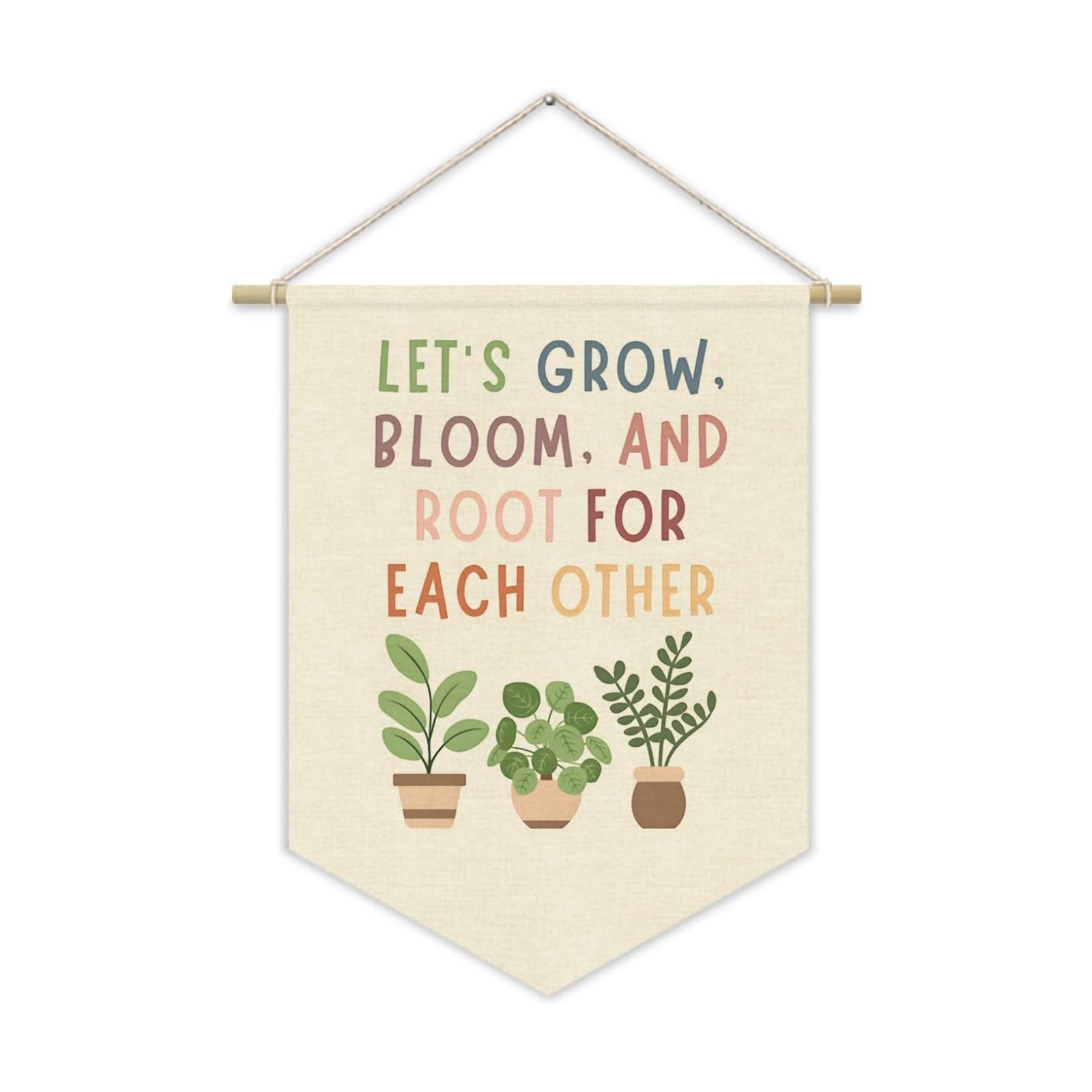 Greenery Plant Classroom Lets / Lets Grow Bloom and Root for Each Other / Green