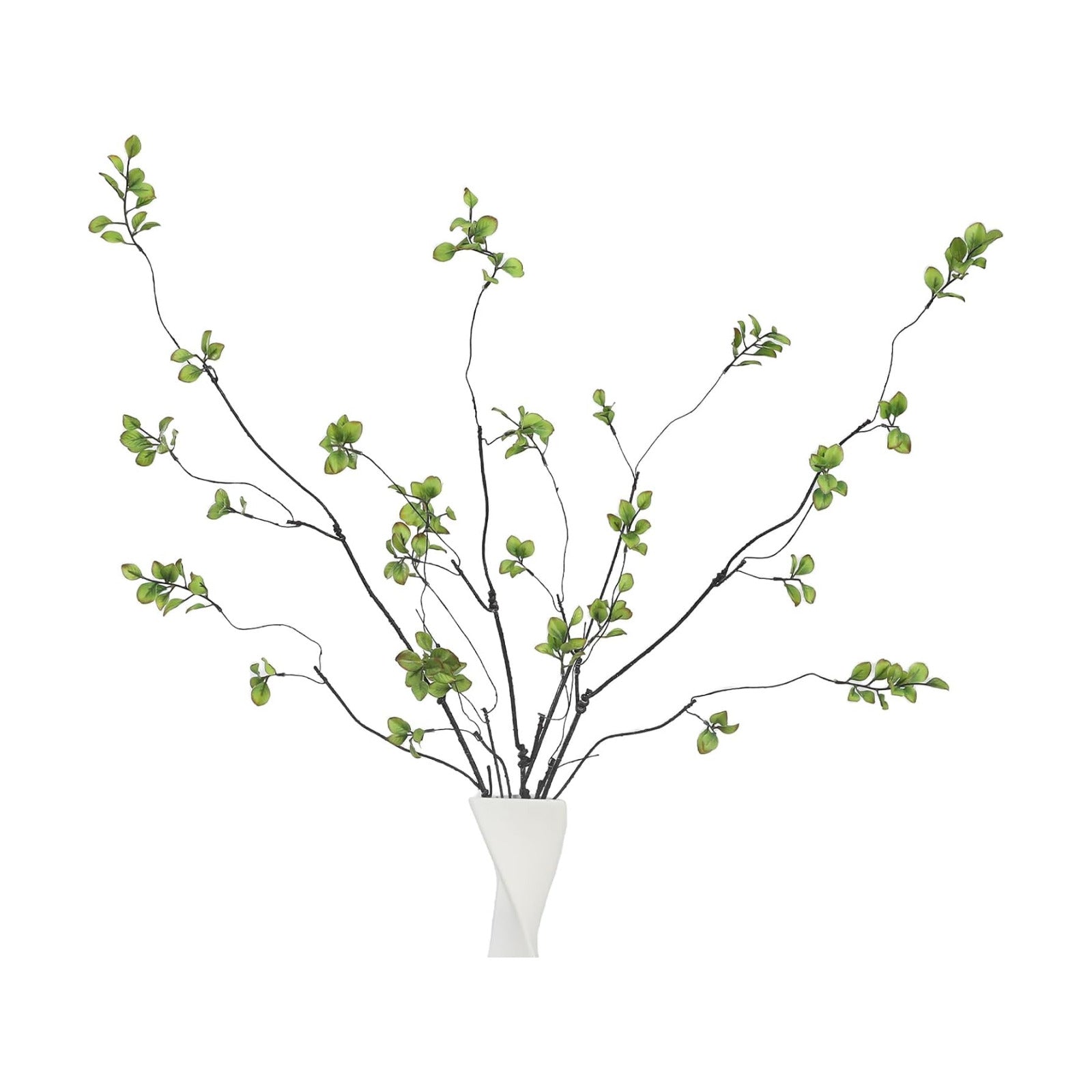 38.5" Tall All- Artificial Branches / Green / Set of 4