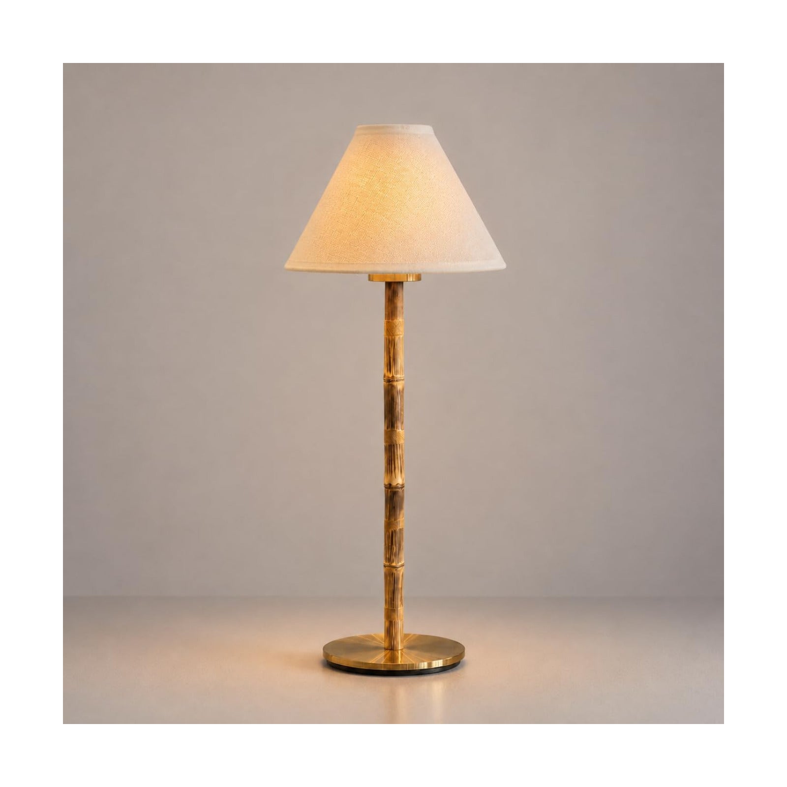 Bamboo Cordless LED Table Lamp – Rechargeable 24-Hour Battery, Dimmable Warm Light, Portable Wireless Lamp with Remote