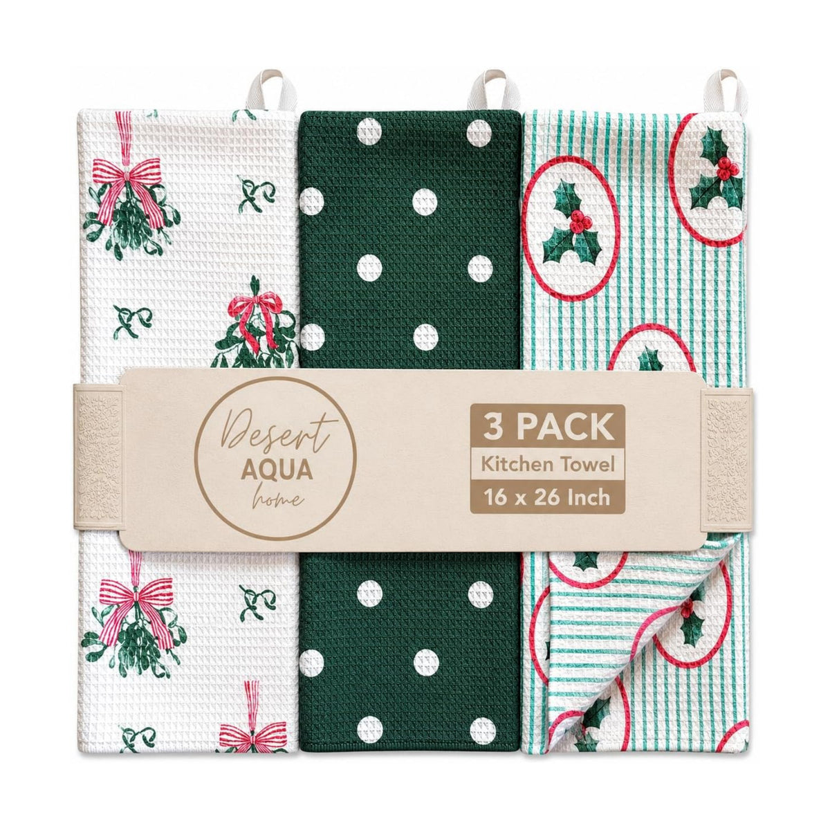 Kitchen Towels, Dish Towels for Kitchen, 3 Pc Kitchen Towel Set
