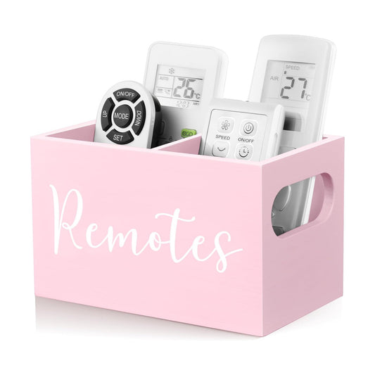 Wooden Storage Organizer / Pink / 2 Slots