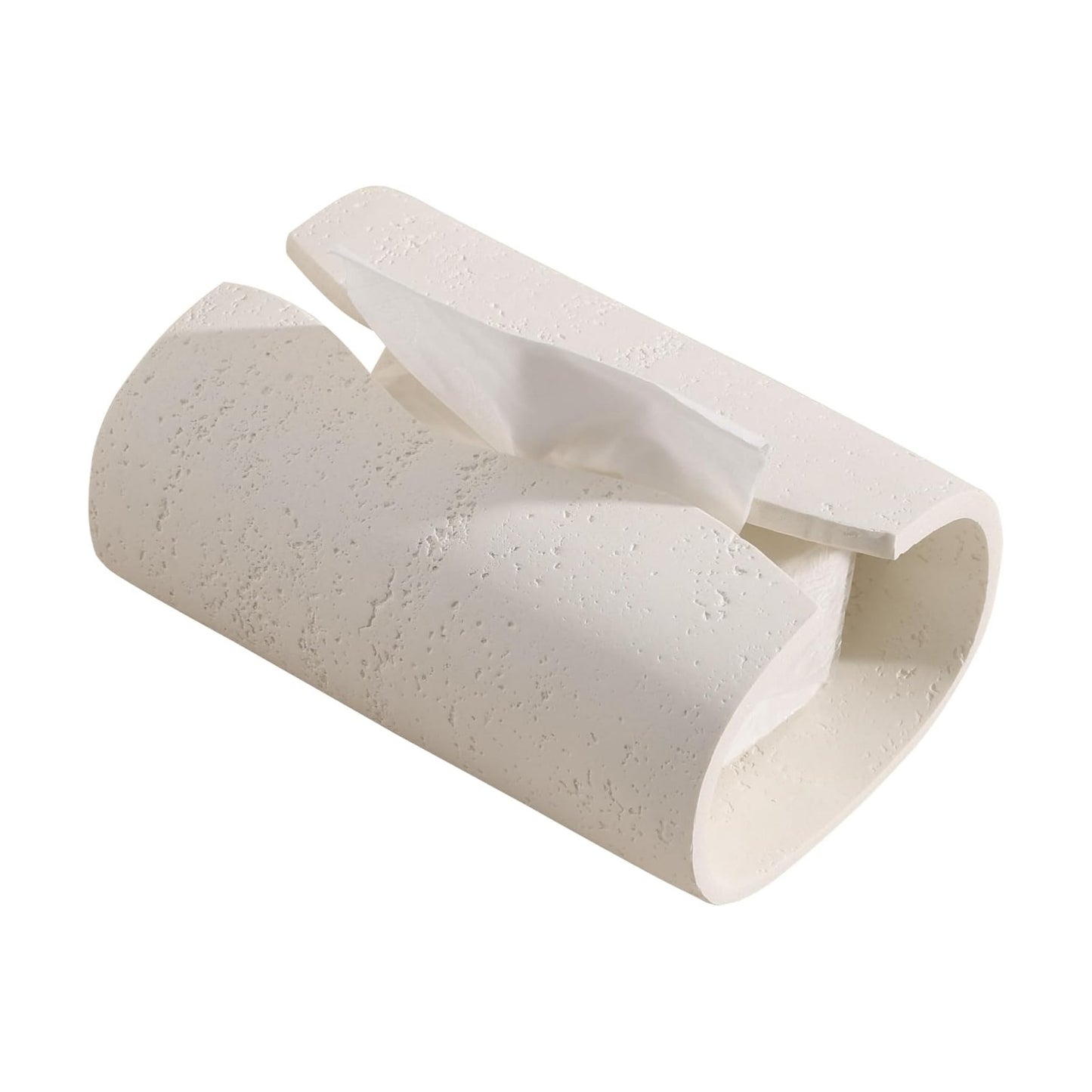 Tissue Box Cover Rectangle / Off White