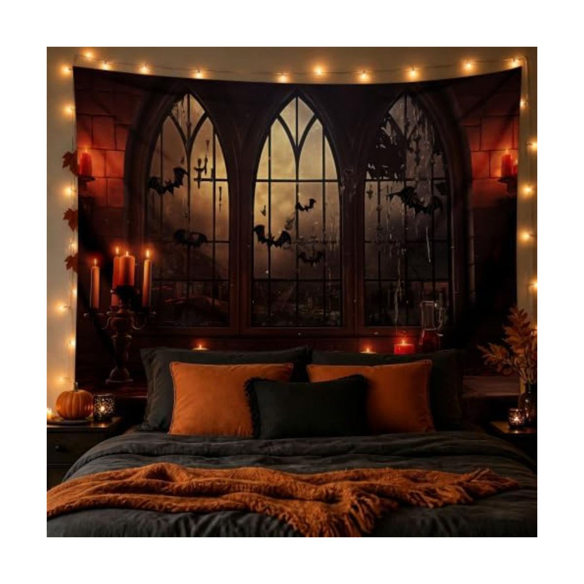 QGHOT Halloween Tapestry Wall Hanging 90.6"x70.9"