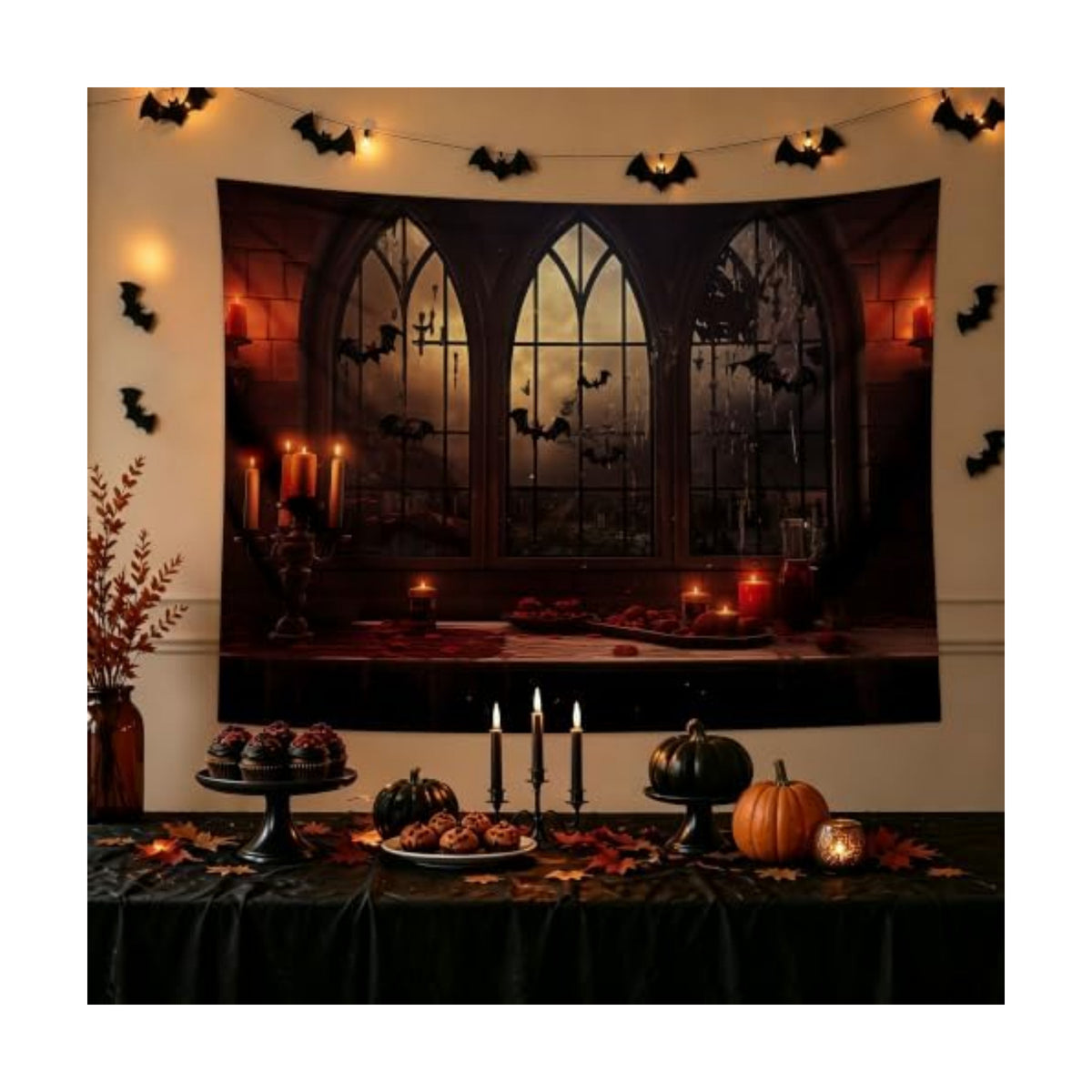 QGHOT Halloween Tapestry Wall Hanging 78.7"x59.1"
