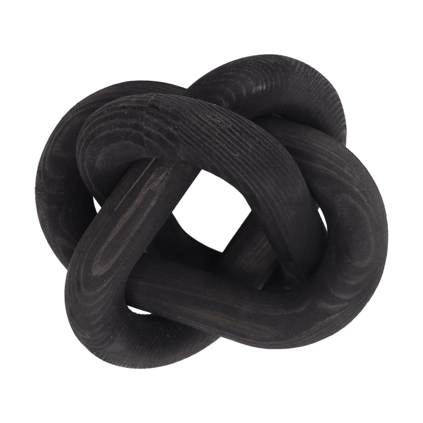 Wood Chain Link Decor / Black