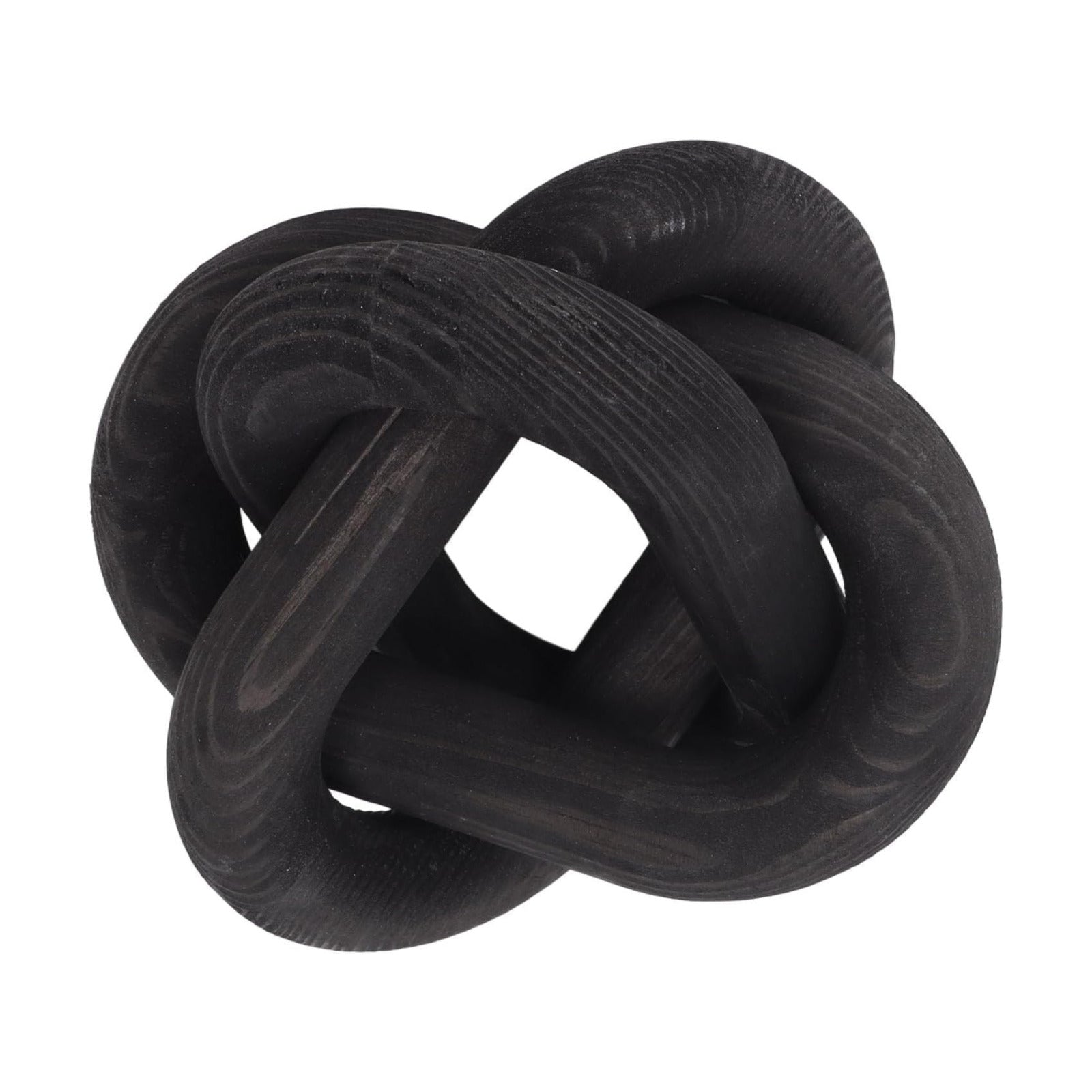 Wood Chain Link Decor / Black