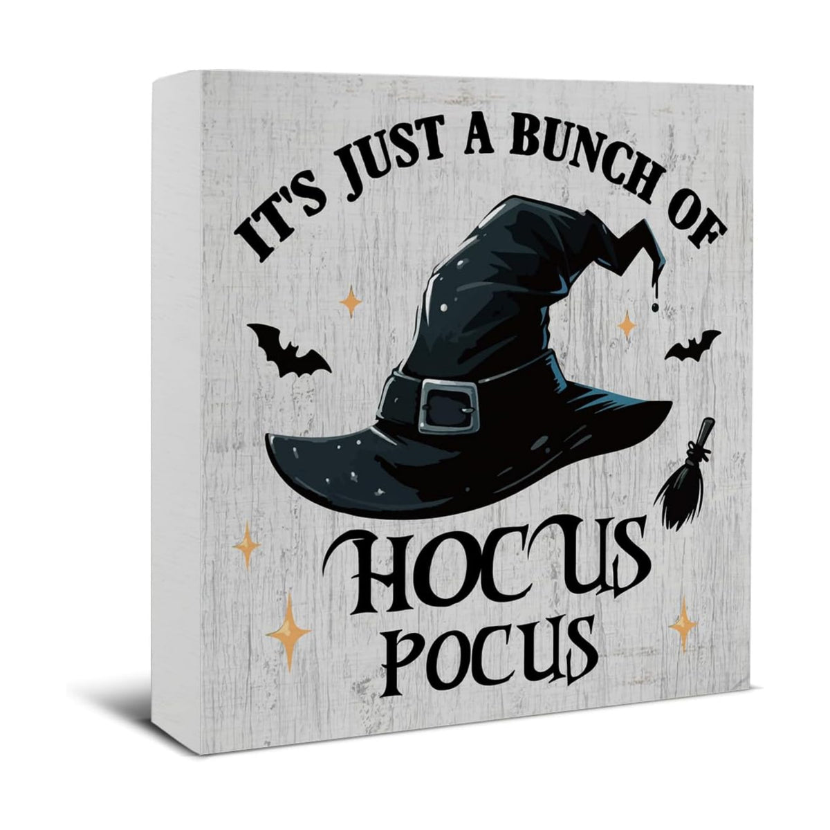 Halloween Decorations, Hocus Pocus Wooden Sign Decor Desk Sign