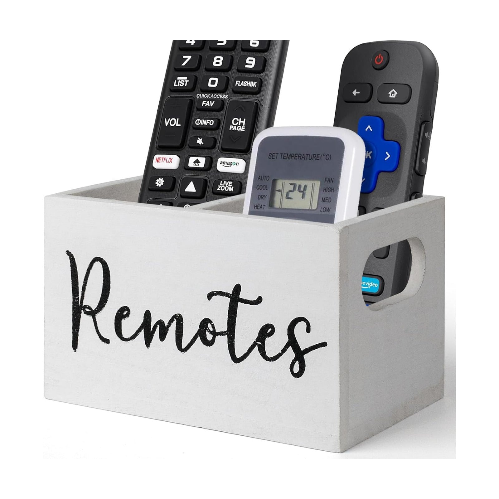 Remote Control Holder / White-2slot