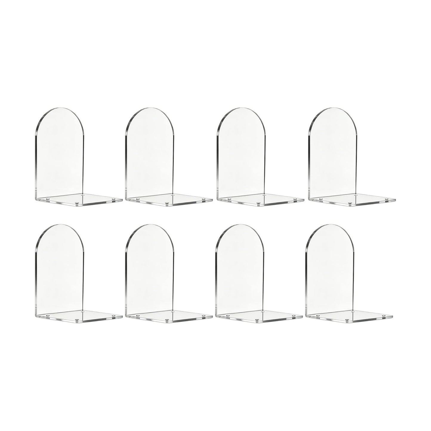 Book Ends / Clear / Set of 8