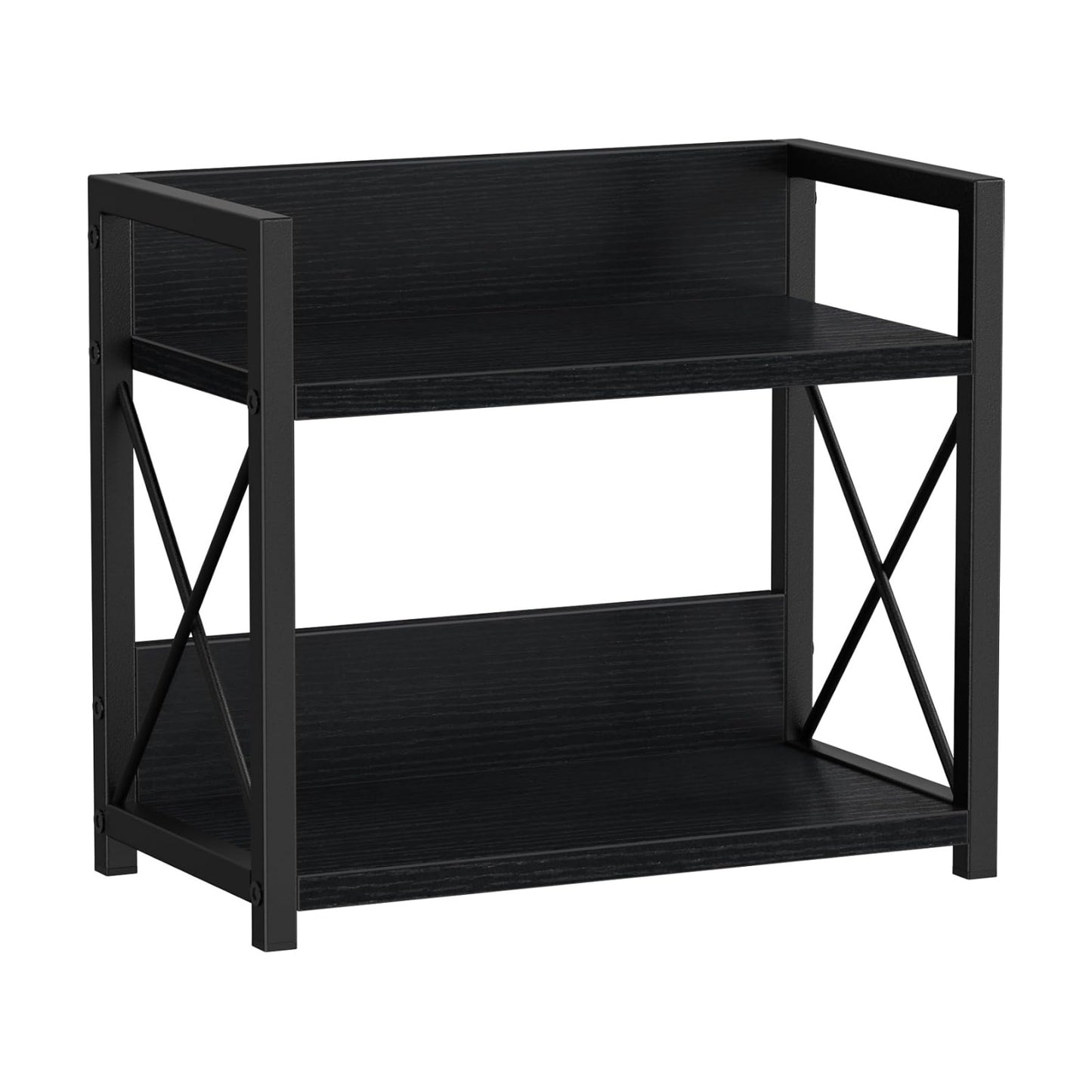 Giikin Kitchen Counter Shelf, 2 Tier Kitchen Spice Rack Organizer for Countertop, Wood Coffee Bar Organizer for Home