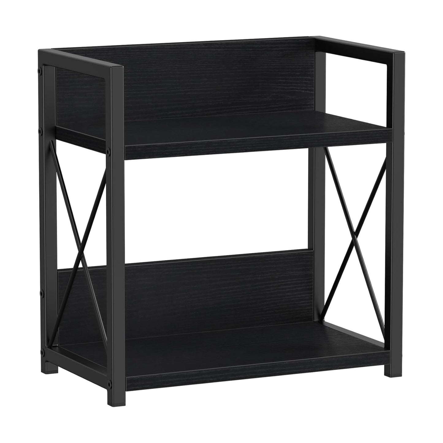 Giikin Countertop Organizer, 2 Tier Coffee Station Organizer for Desktop, Wood Counter Shelf Spice Rack for Kitchen