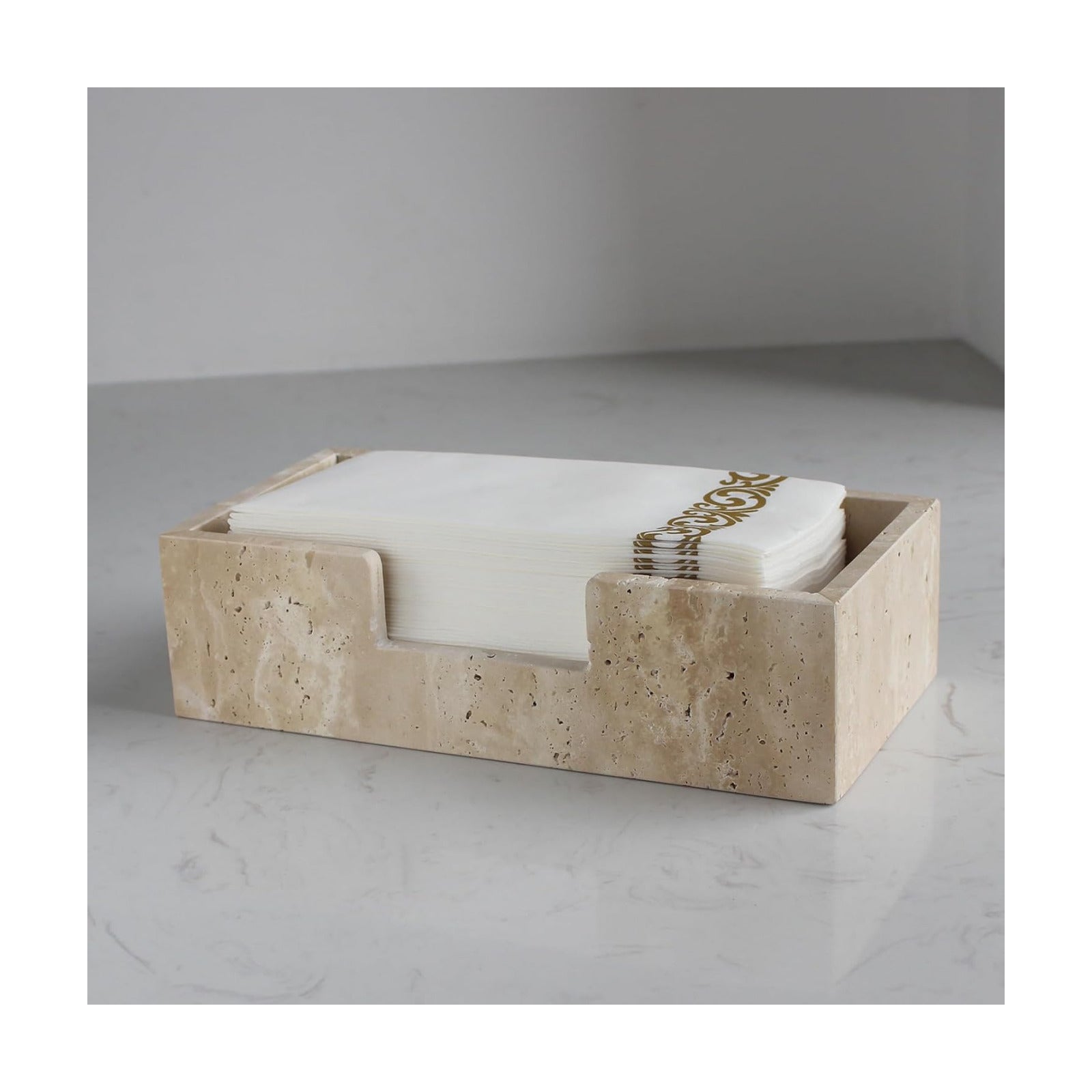 Holder / Paper Hand Basket / 9.8 x 4.9 x 2.8 / Guest Towel / Natural