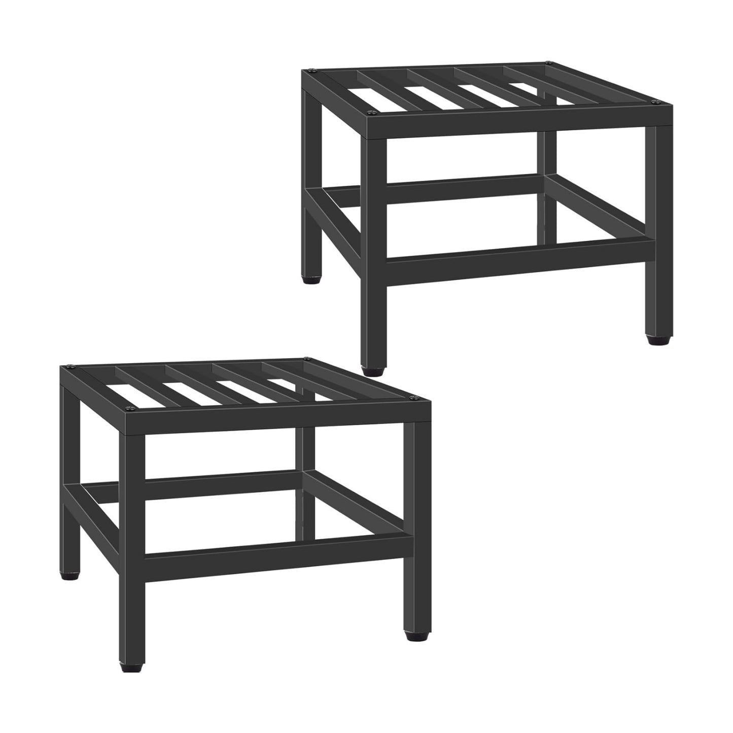 Lilybud--lily Plant Stand Indoor Outdoor, 2 Pcs Heavy Duty Plant Stands Metal Pedestal Stand for Indoor Outdoor