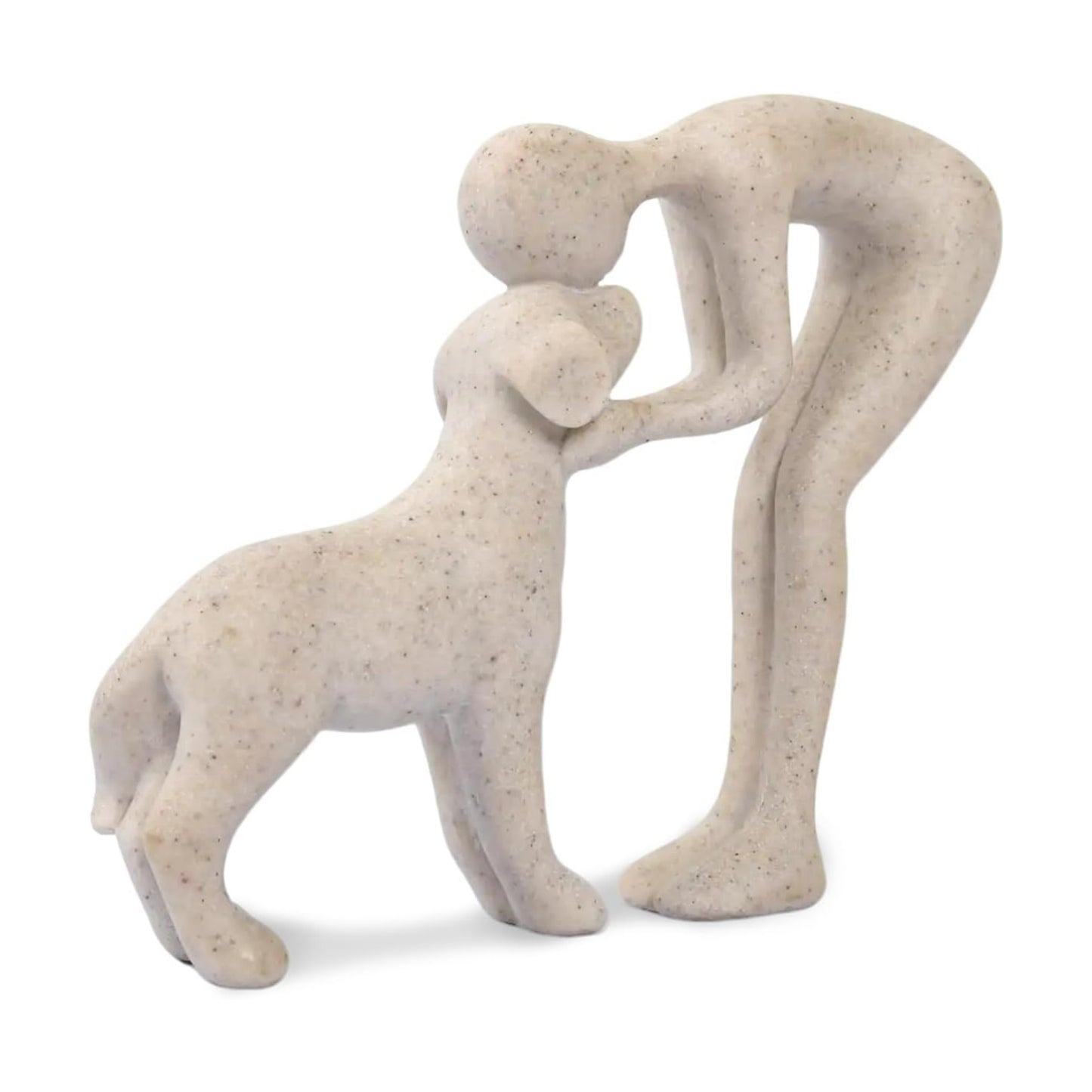 Head-to-Head Intimate Figurine Decoration / Sandstone