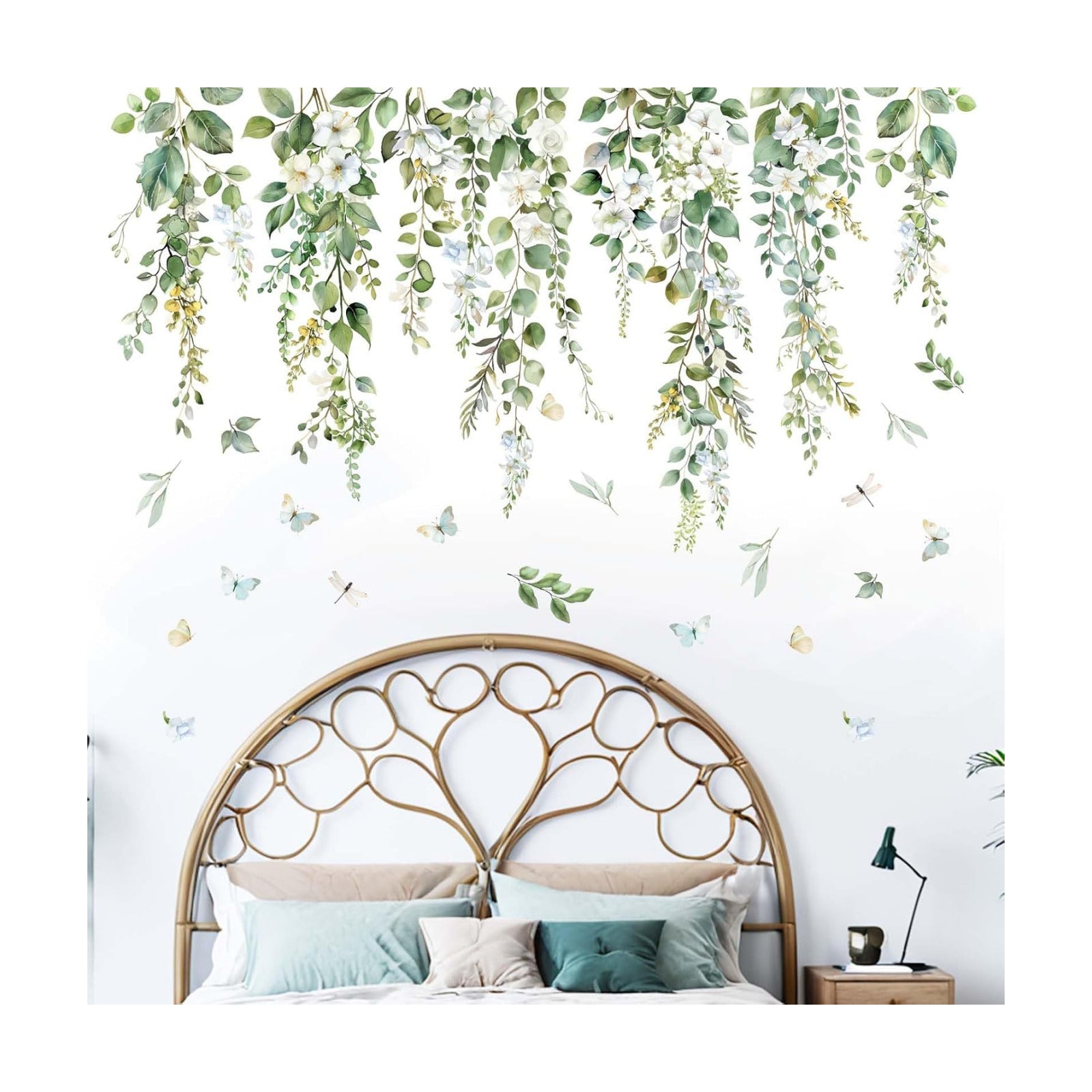 Hanging Vine Wall Decals / Hanging Vine B / Green