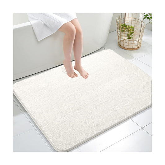 OLANLY Large Bathroom Rugs 40x32, Extra Soft Absorbent Chenille Bath Rugs