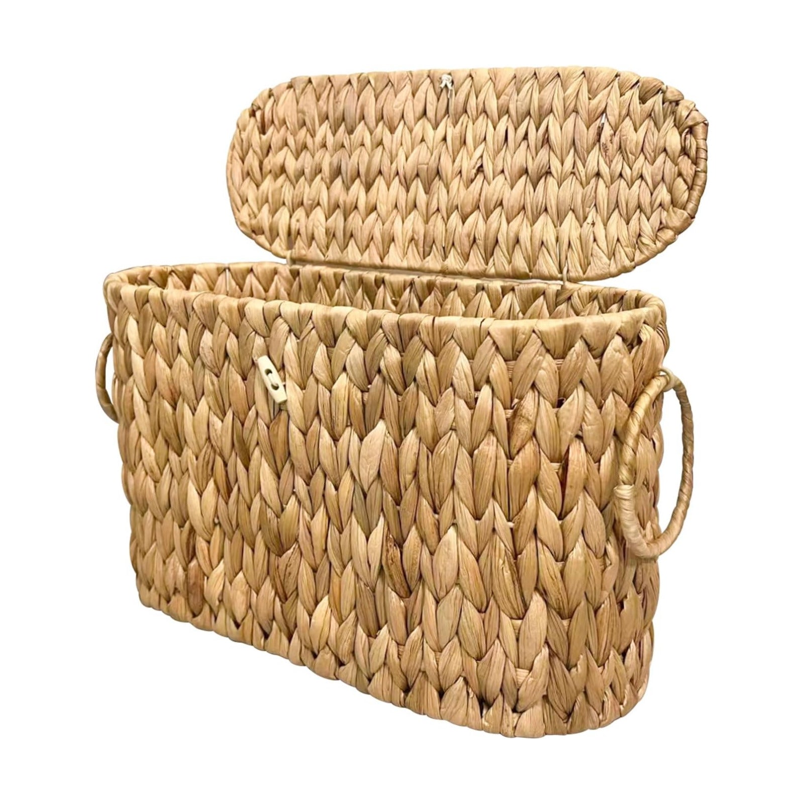 Wicker Basket / Toilet Paper Basket / Natural Hyacinth