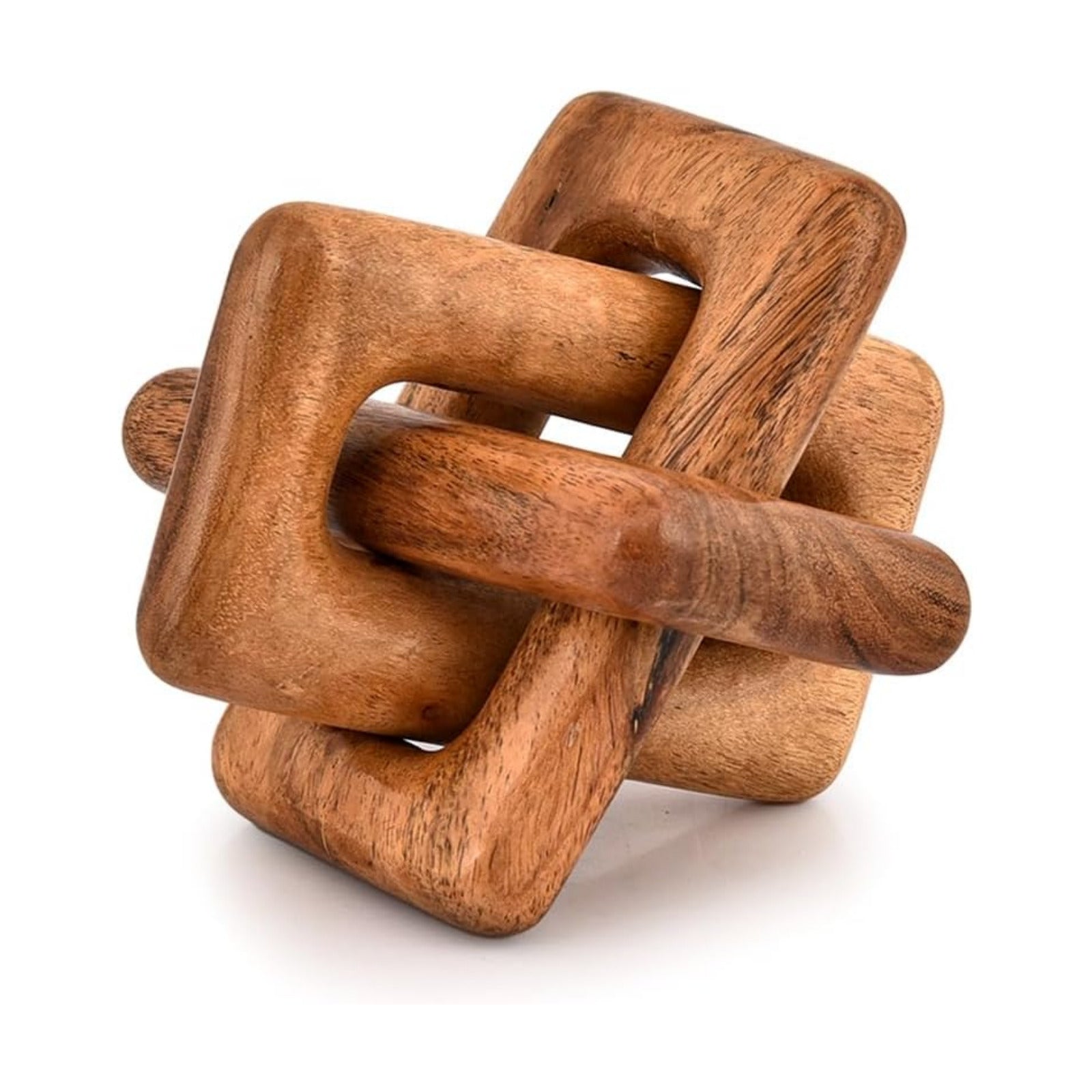 Coffee Tables 3 Link Wooden Knot Decorative Living Room Decor Unique Appearance Durable / 5 x 5 x 5