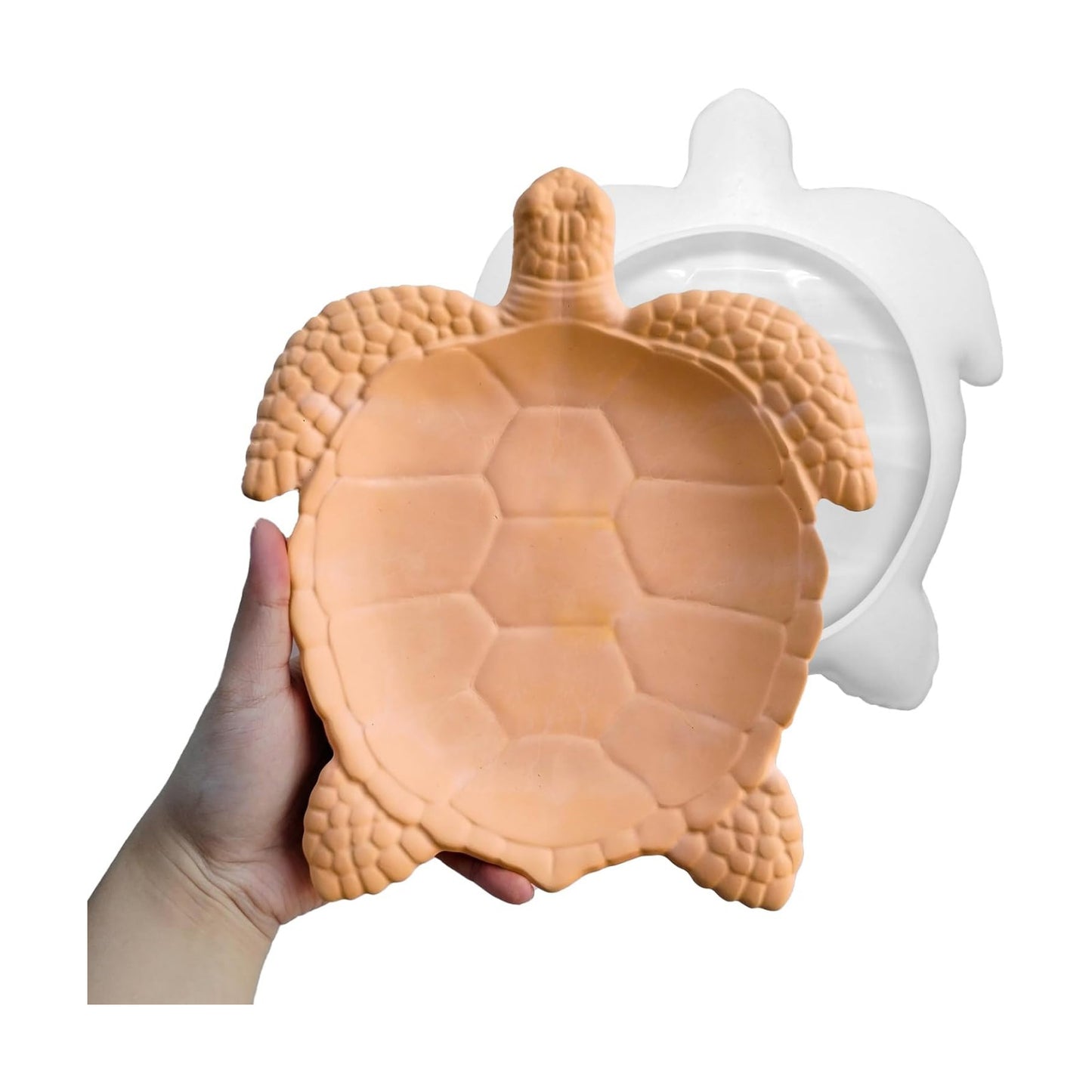 Texture Turtle Tray Resin Mold / Big Turtle Tray