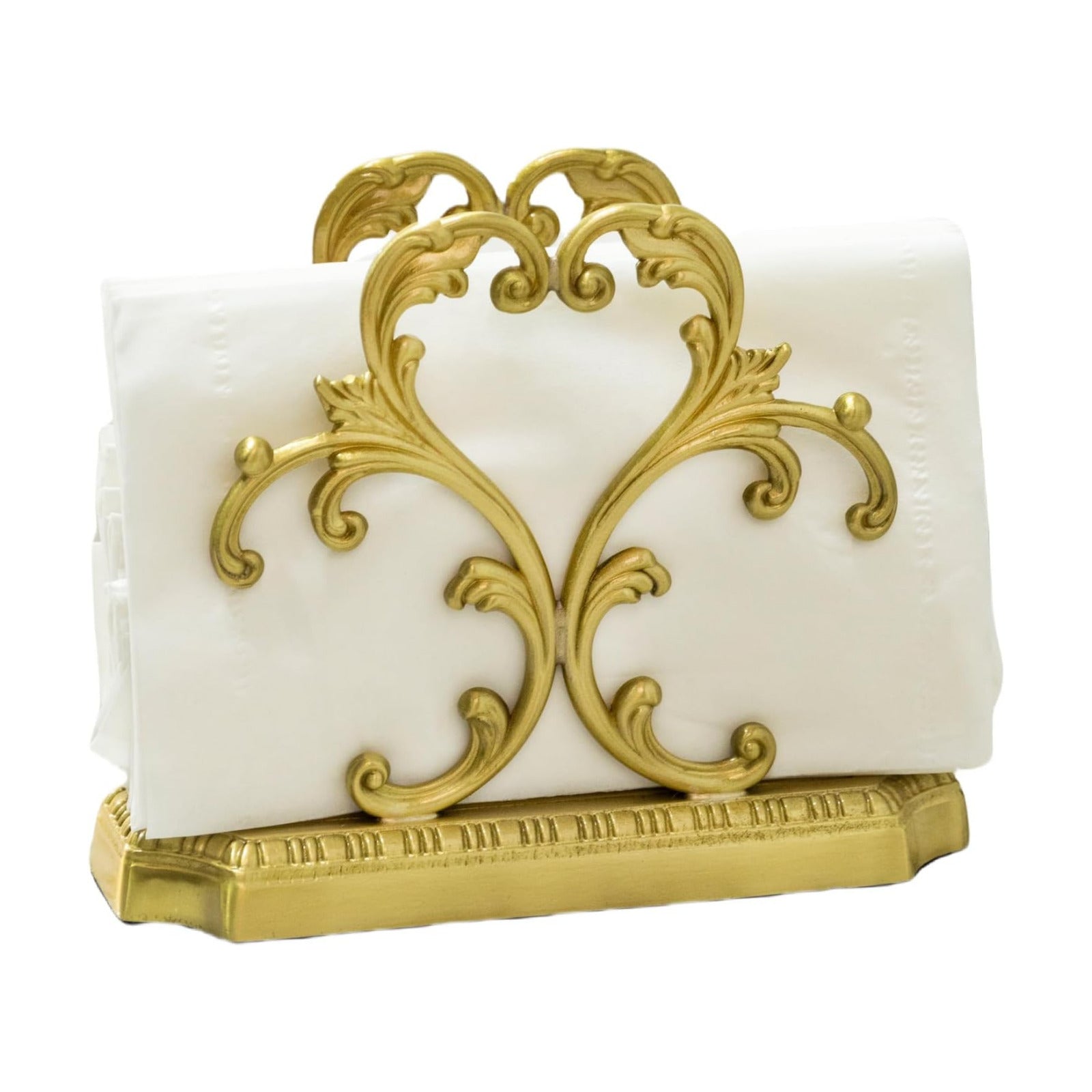 Brass Napkin Holders for Paper Napkins & Kitchen Dining & Countertops / Gold Napkin Holder