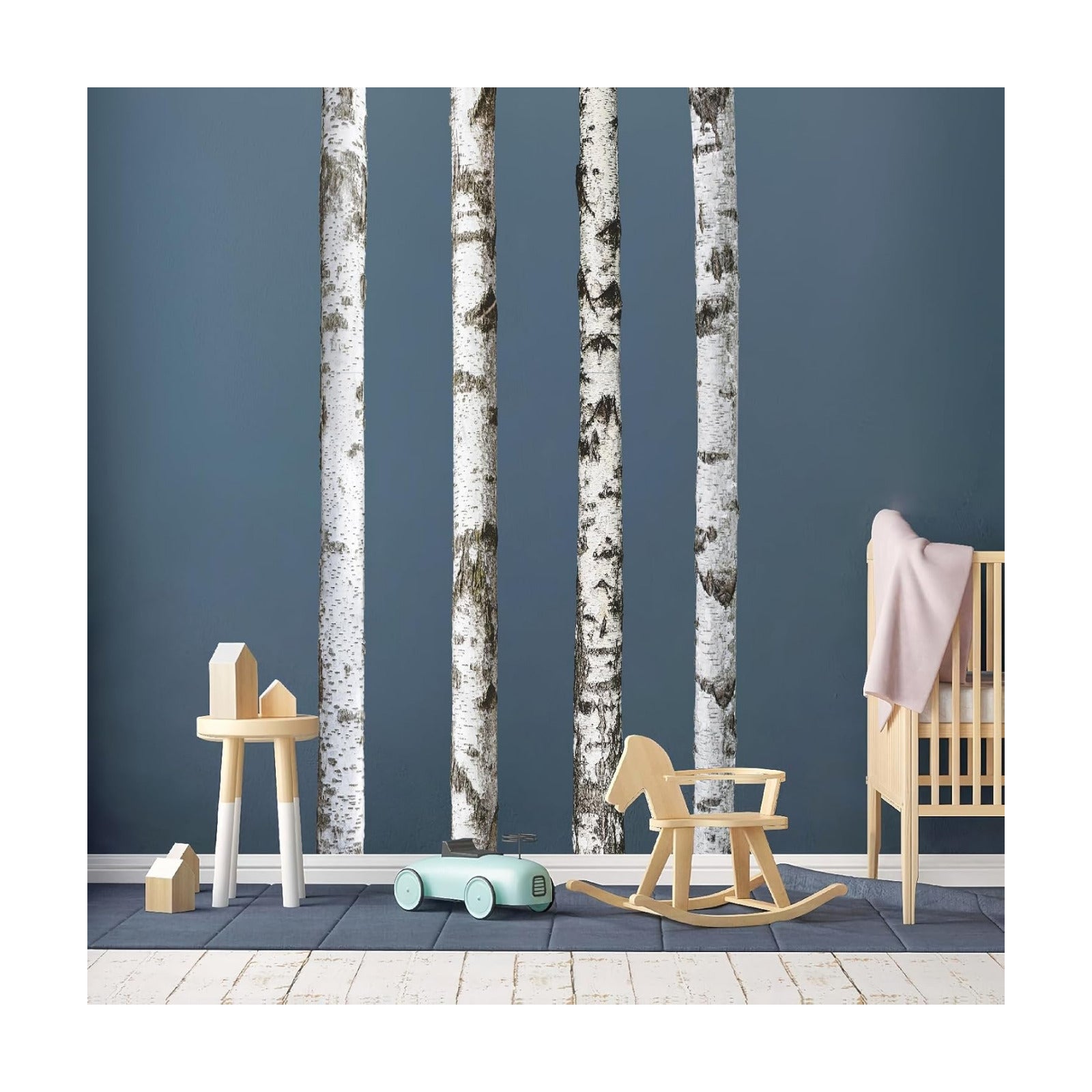 Large Wall Decal Nature Tree Wall Stickers Peel and Stick Large Tree Wall Decals Forest / Birch Tree