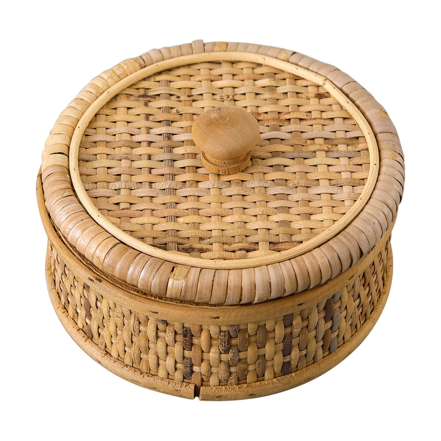 Rattan Storage Basket for Jewelry / Brown