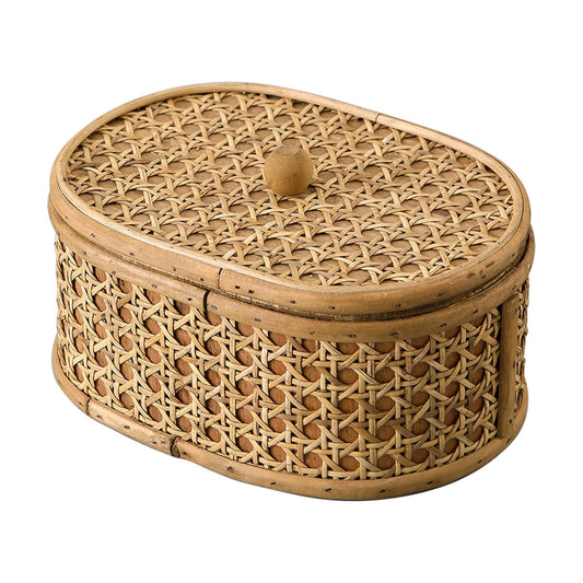 Hand-Woven Display Boxes for Organizing Jewelry / Classic Brown