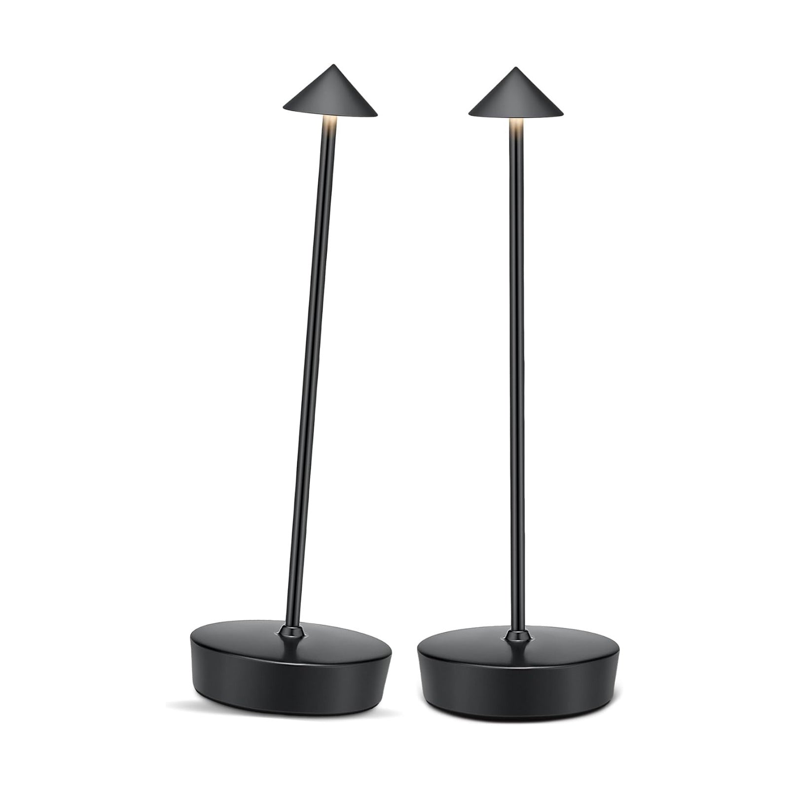 Cordless Led Table Desk Lamp 2 Pack, 7000mAh Battery Outdoor Table Light Waterproof for Restaurant Patio Camping Home