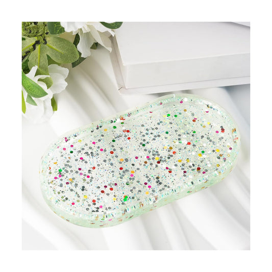 Key Tray / Jewelry Tray Ring Dish / Green Flash-1