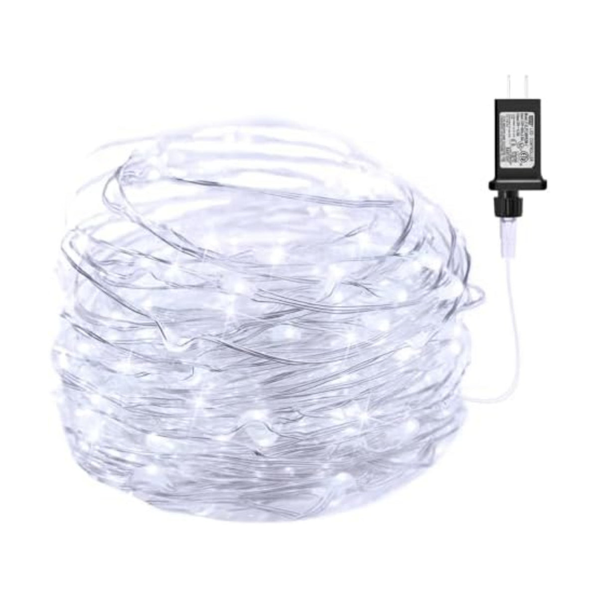 Minetom Fairy Lights Plug in, 33Ft 100LEDs String Lights for Bedroom