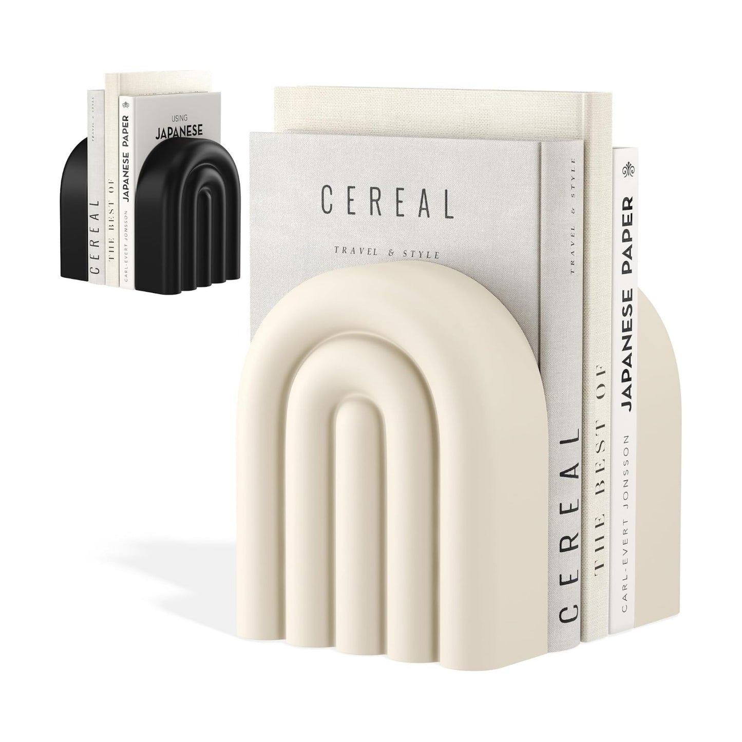 Modern Trendy Book / Cream White