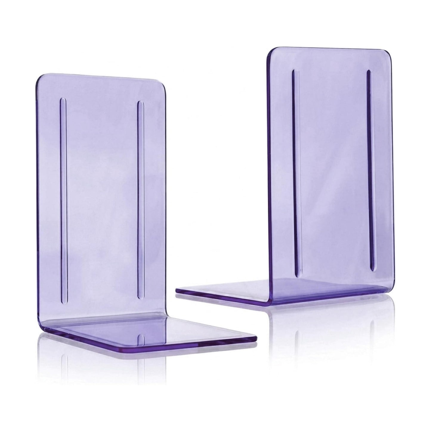 Plastic Bookends / Clear