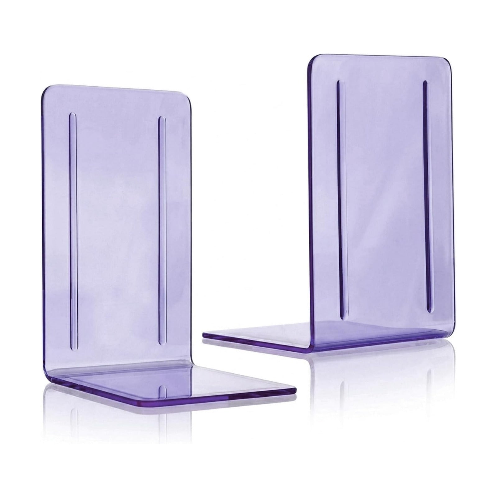 Plastic Bookends / Clear