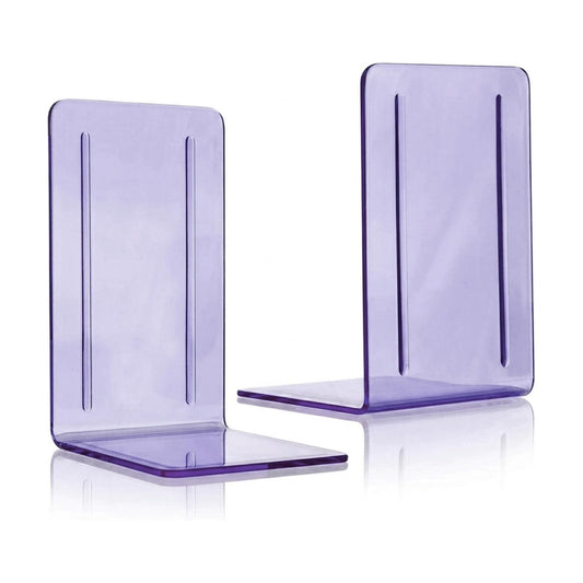 Plastic Bookends / Clear
