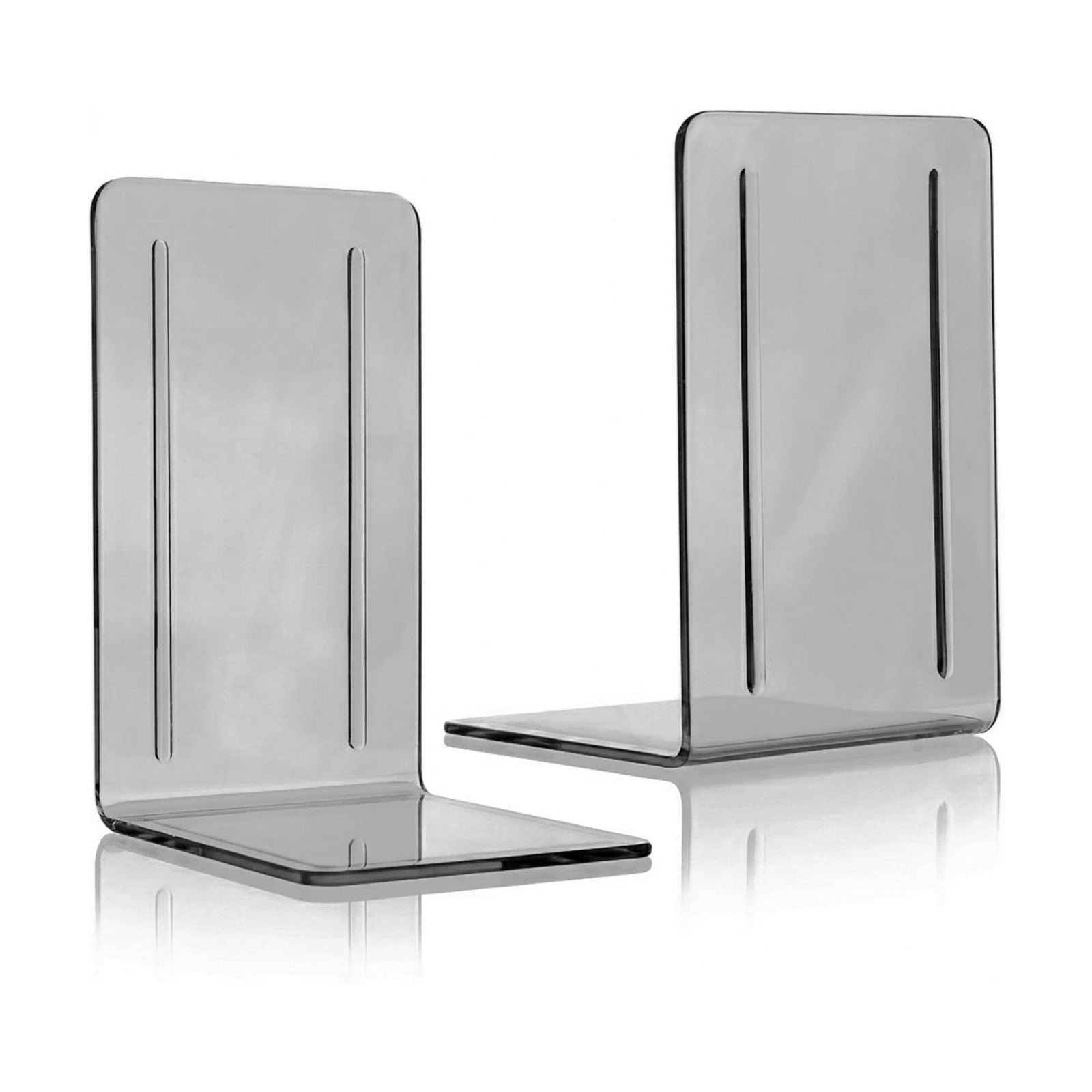 Book Holder / Bookends 1 Pair / Clear