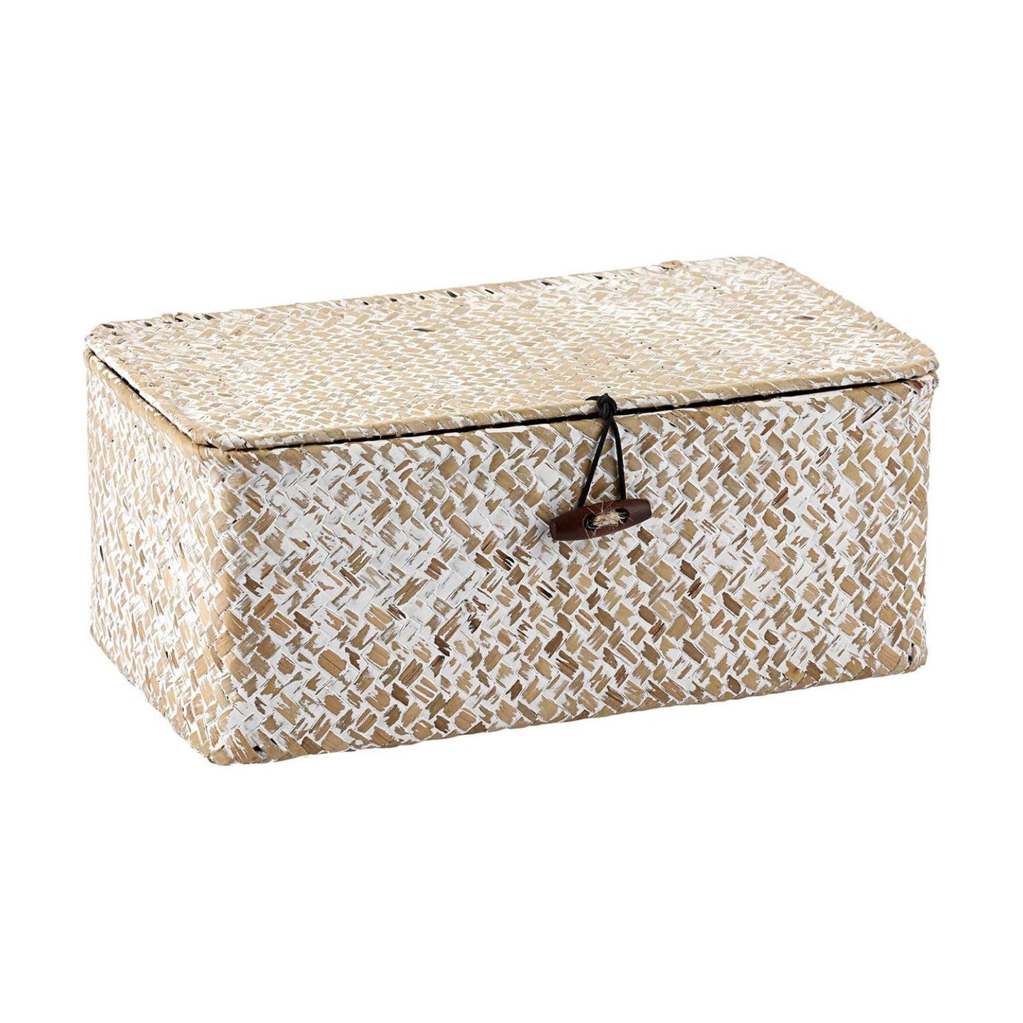Wicker Shelf Baskets / Small / Whitewash
