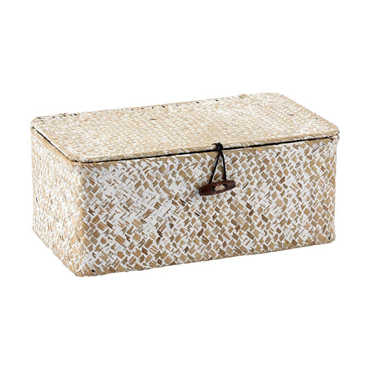 Wicker Shelf Baskets / Small / Whitewash