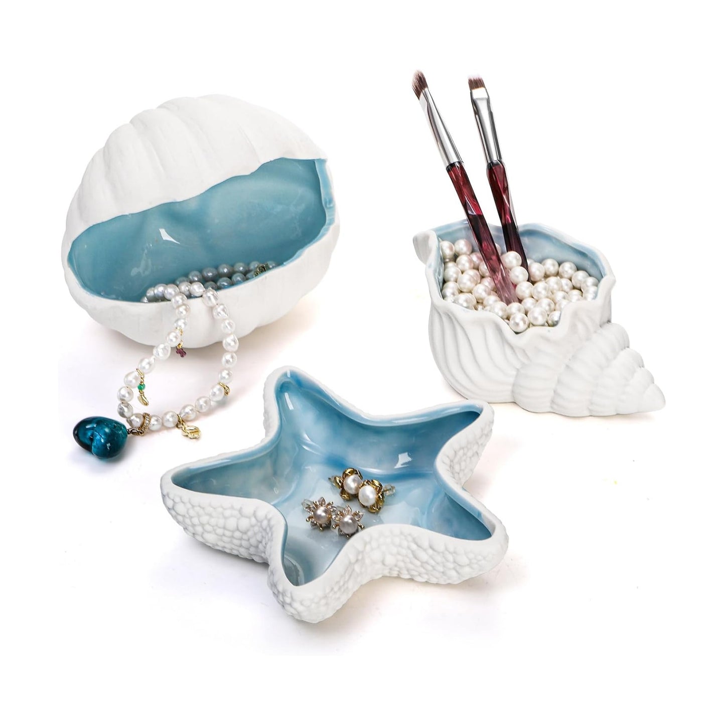 Ceramic Jewelry Tray / Set of 3