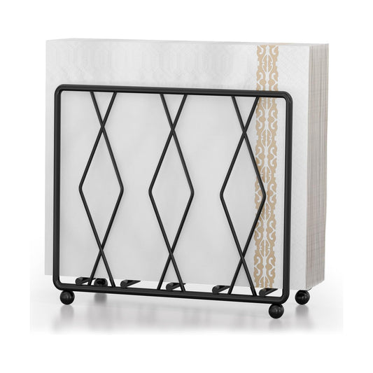 Modern Metal Napkin Holders for Paper Napkins & Kitchen Dining & / Black / 2.17 x 6.14 x 5.04