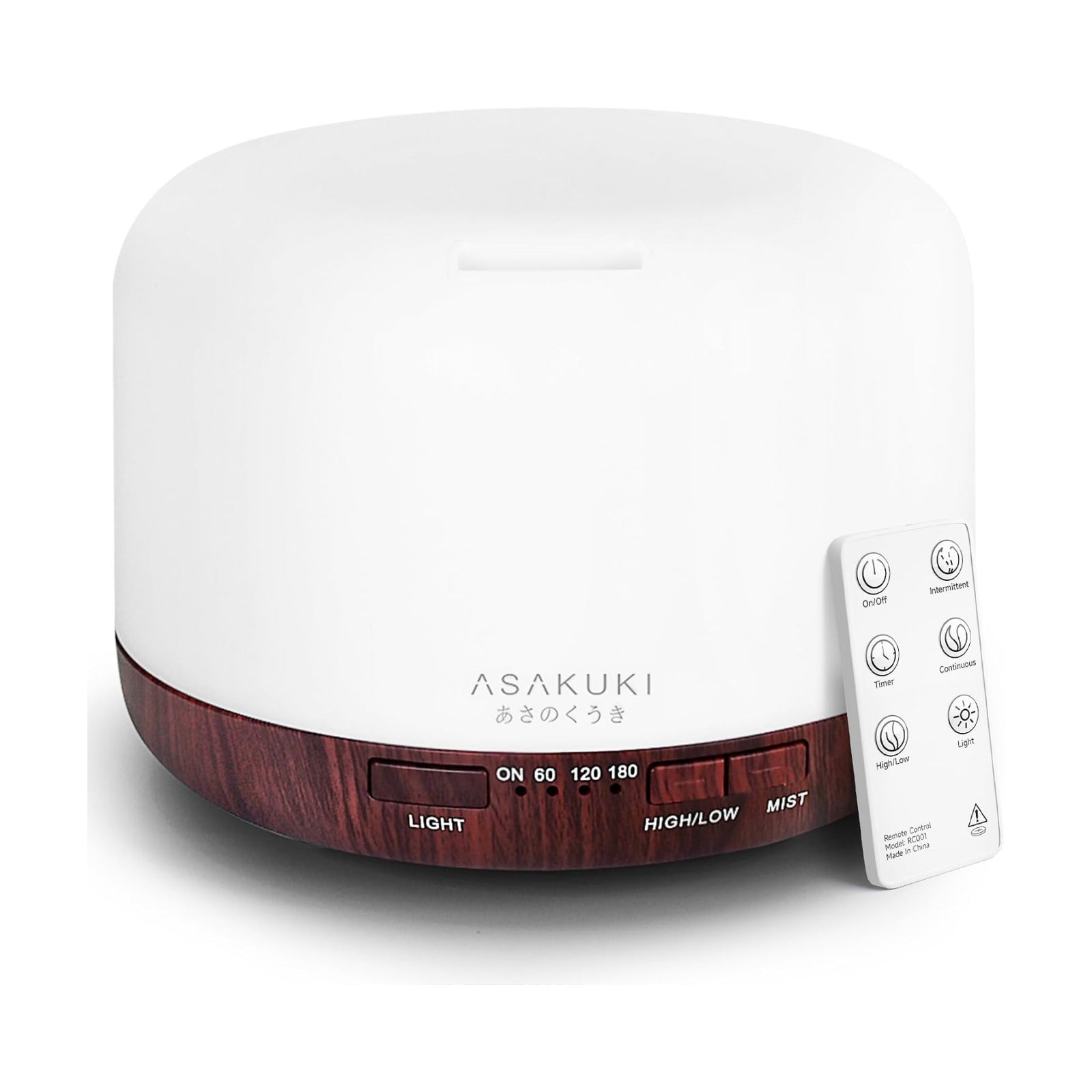 ASAKUKI Essential Oil Diffuser for Home, 500ML Aromatherapy Humidifier