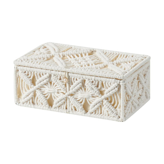 Decorative Boho Storage Baskets / Small / Off White