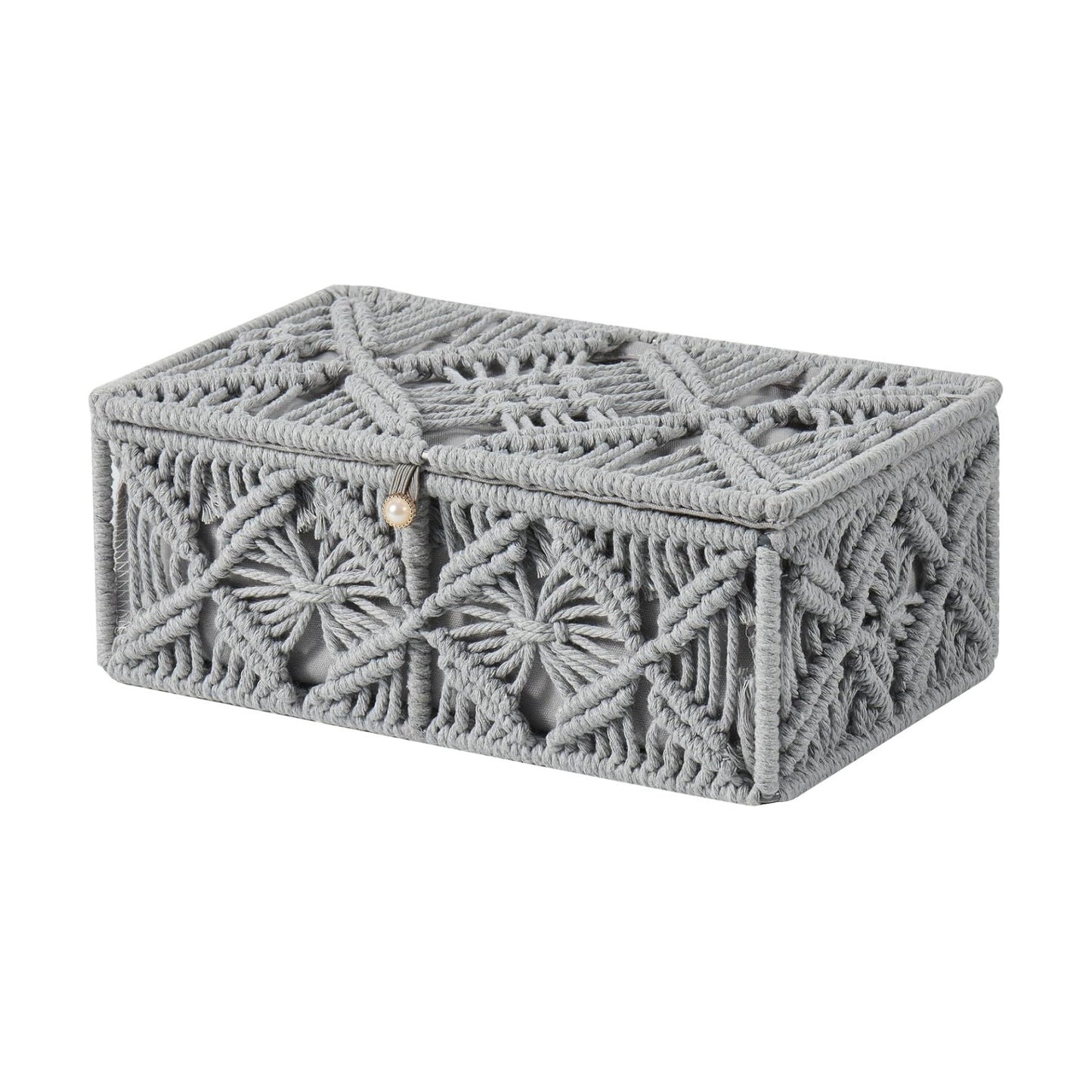 Decorative Boho Storage Baskets / Small / Gray